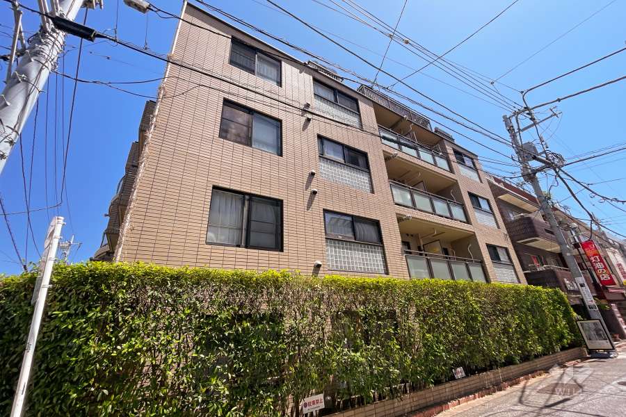 朝日プラザ大岡山の外観（南西側から）