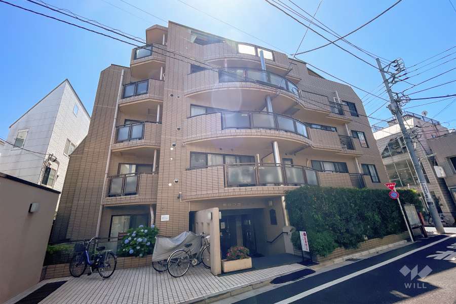 朝日プラザ大岡山の外観（北西側から）