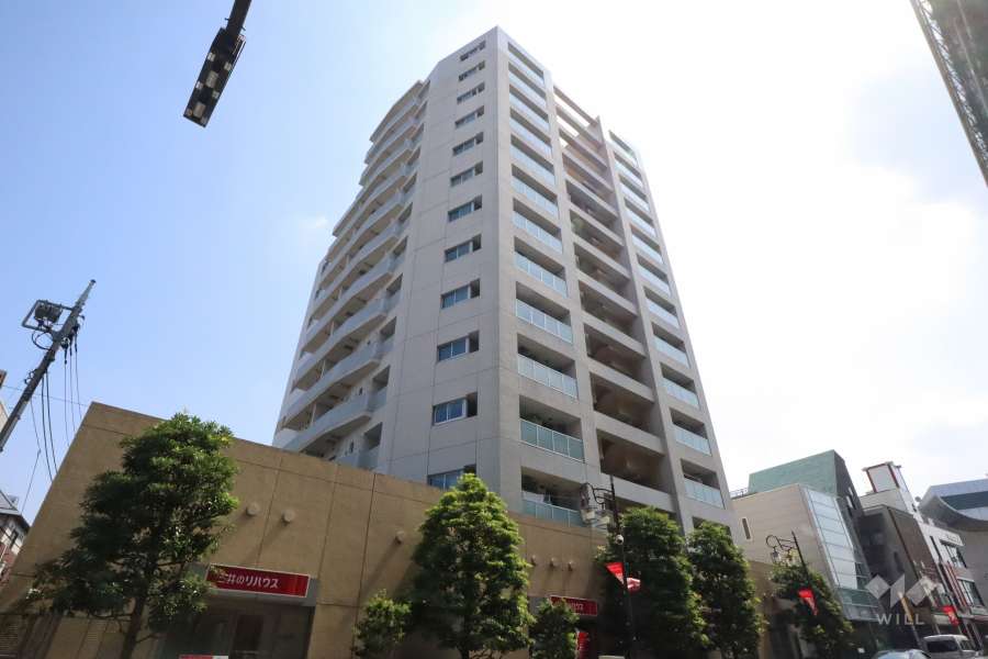 パークホームズ大岡山ラヴィアンコートの外観(北東側から)