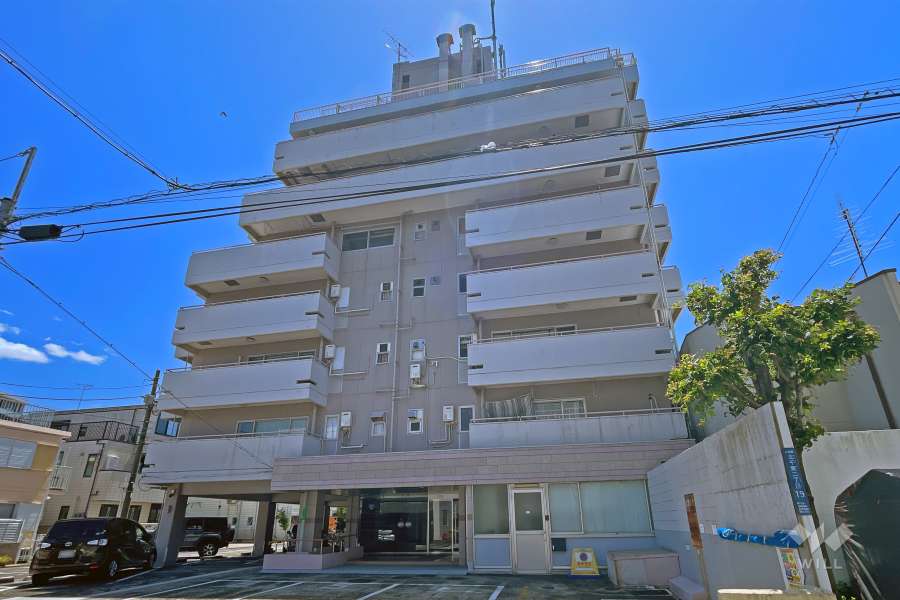 北千束スカイマンションの外観（北西側から）