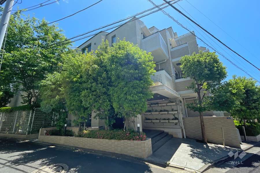 アーバンビュー洗足の外観（北西側から）