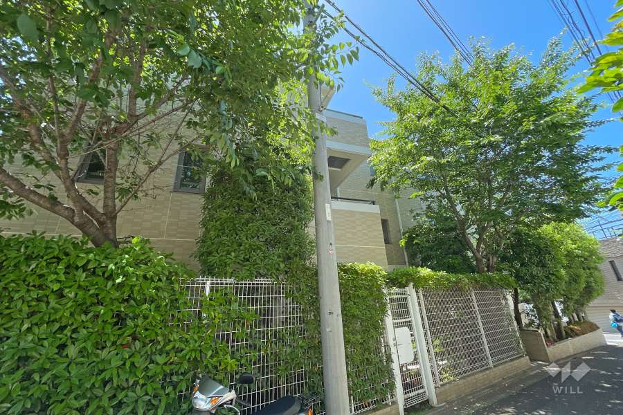 アーバンビュー洗足の外観（北東側から）