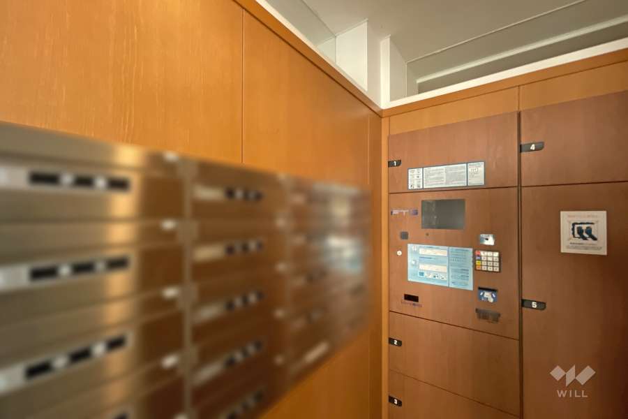 共用ポストと宅配ボックス