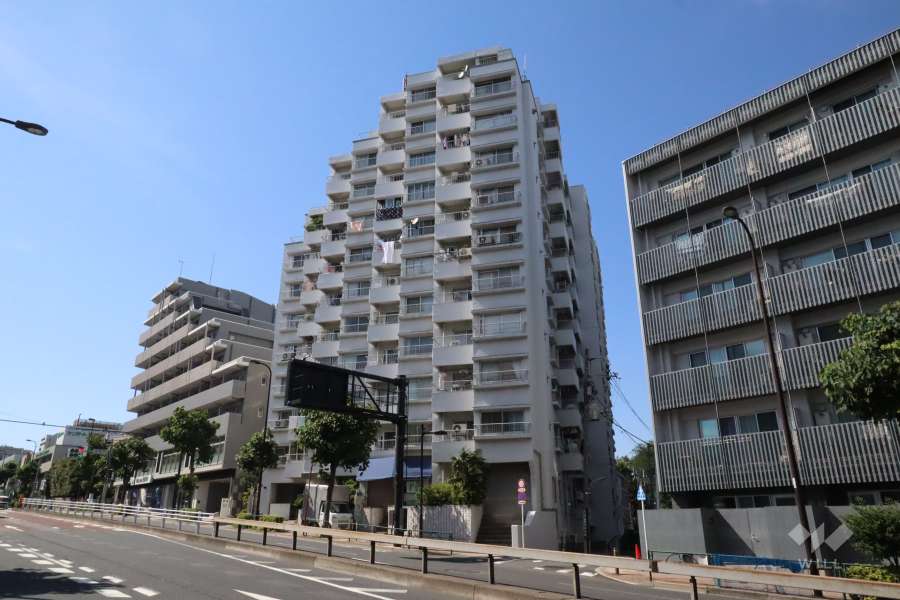 パール馬込の外観(南東側から)