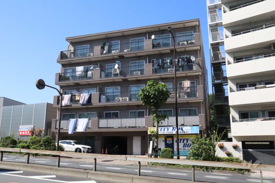 シャトレー北馬込の外観(南東側から)