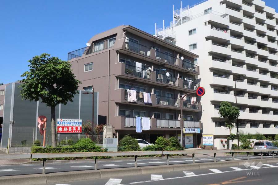 シャトレー北馬込の外観(南西側から)