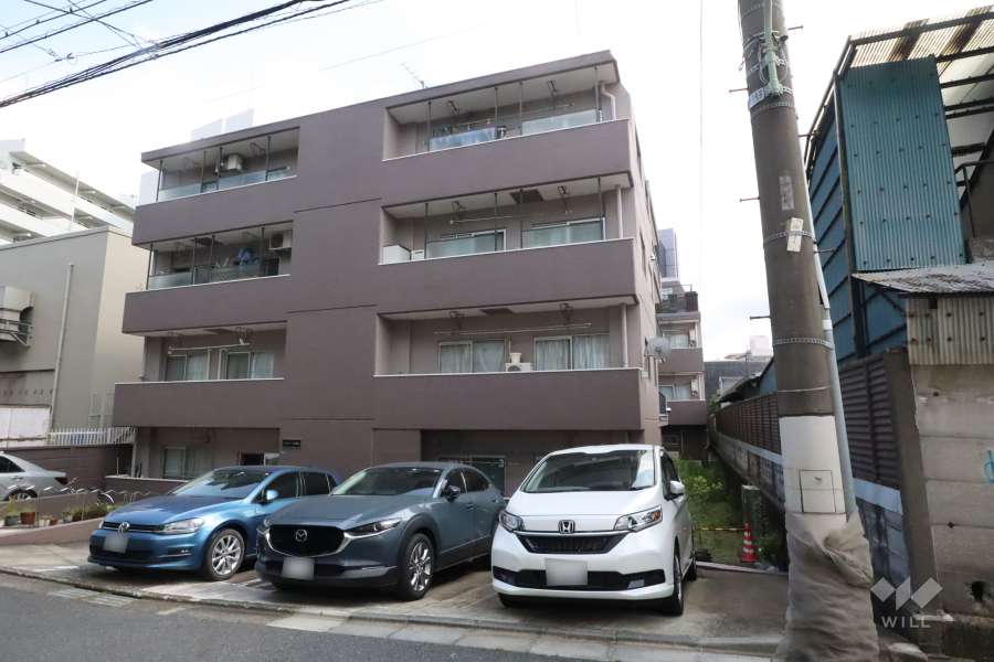 シャトレー北馬込の外観(北西側から)