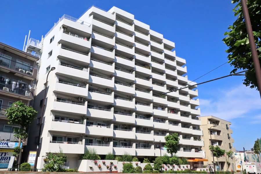恒陽馬込マンションの外観（南西側から）