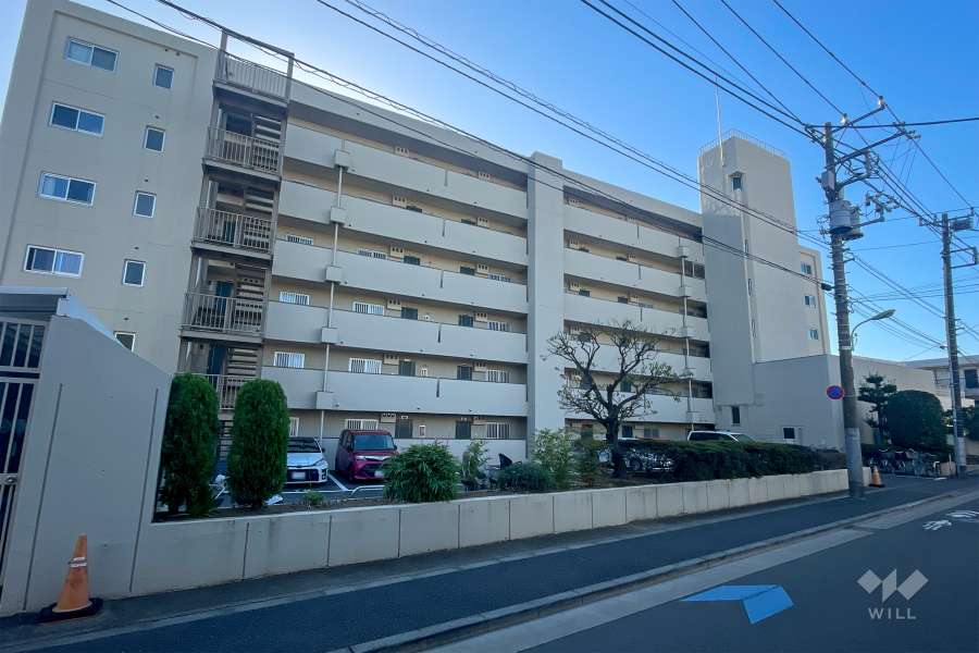 東蒲田サンハイツの外観（北東側から）