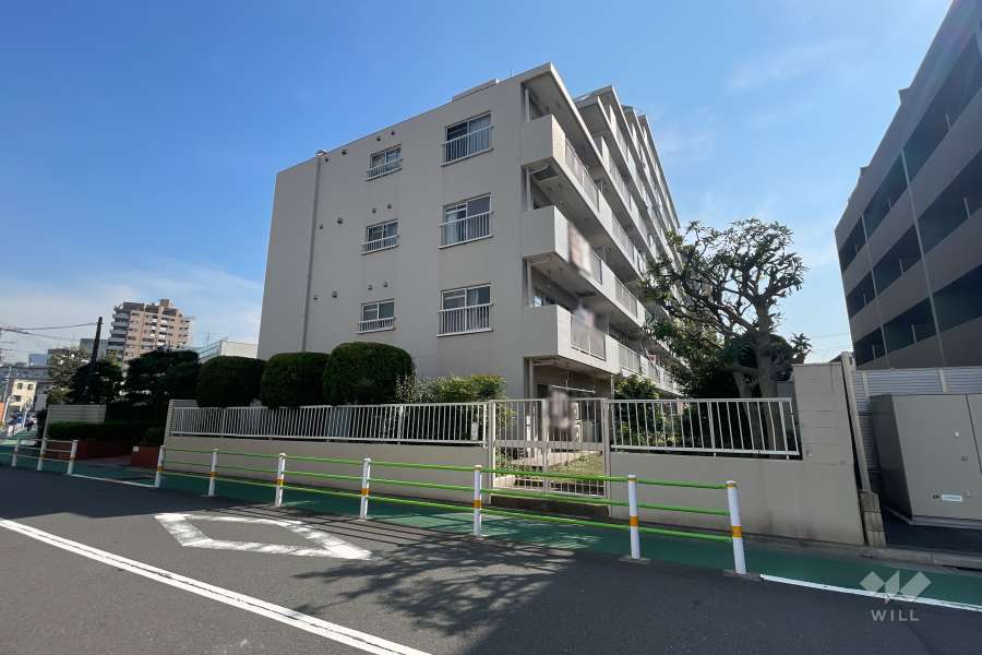 エンゼルハイム梅屋敷の外観（北西側から）