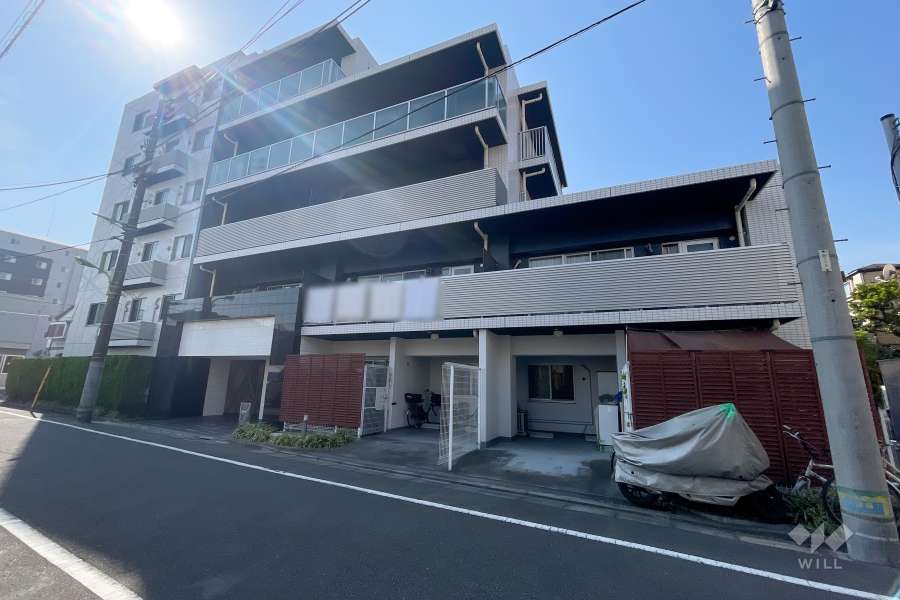 パルミナード蒲田イーストの外観（北東側から）　