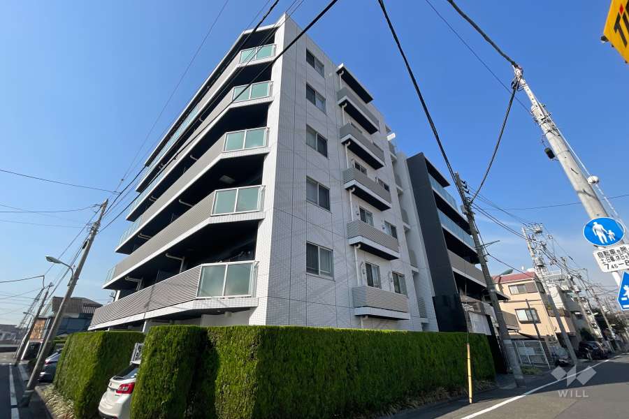 パルミナード蒲田イーストの外観（南東側から）　