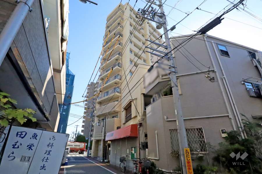 グランシティ蒲田東の外観(北西側から)