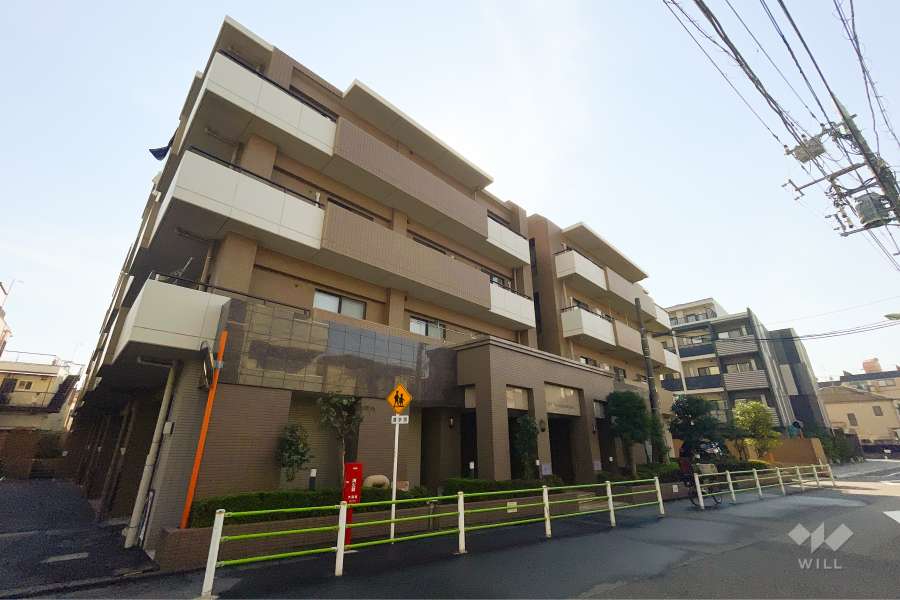 クレッセント蒲田東2の外観（北側から）