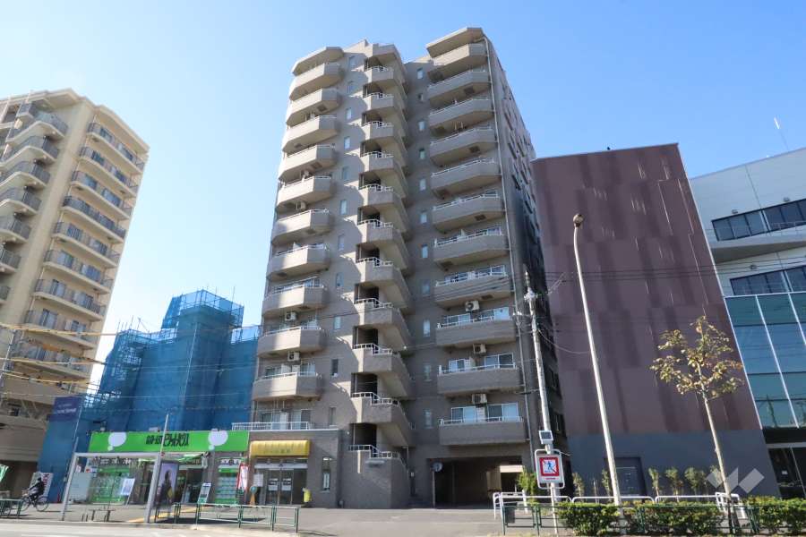 アミスタ北糀谷の外観（北東側から）