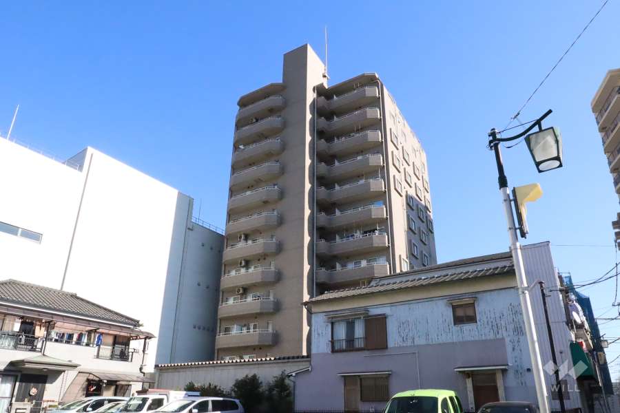 アミスタ北糀谷の外観（南西側から）