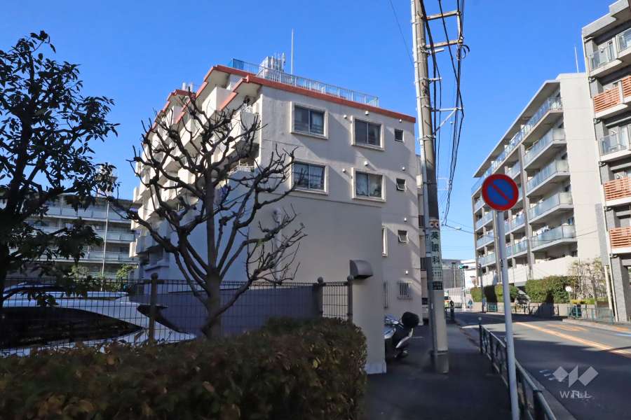 パラスト多摩川の外観(南東側から)