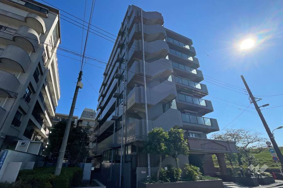 エンゼルハイム多摩リバーサイド第3の外観（北西側から）