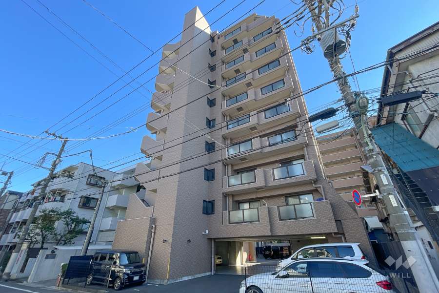 グランイーグル多摩川5の外観（北西側から）