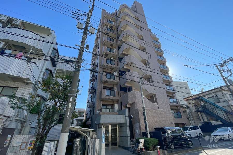 グランイーグル多摩川5の外観（北東側から）