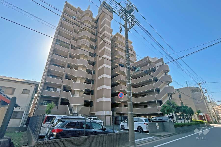 グランイーグル多摩川緑地5の外観（北東側から