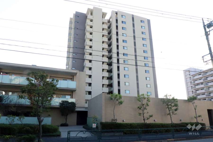 イニシア多摩川の外観（北東側から）