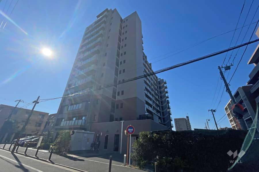 グランイーグル多摩川スカイガーデンの外観（北東側から）