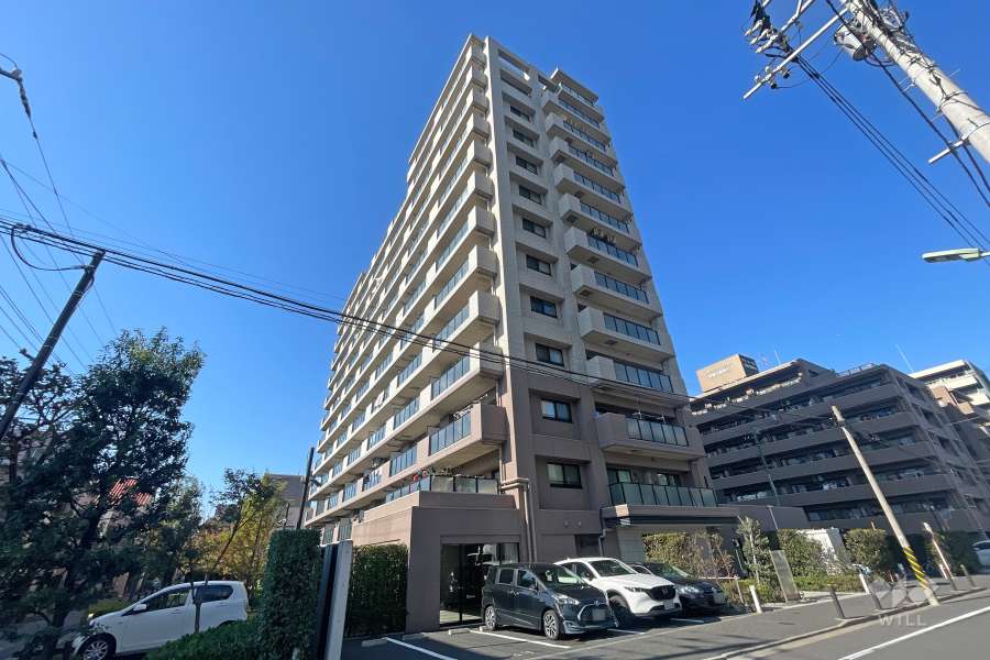 グランイーグル多摩川スカイガーデンの外観（南東側から）