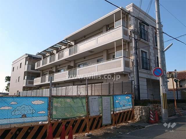ロイヤル仁川ヒルズの外観（北東側から）