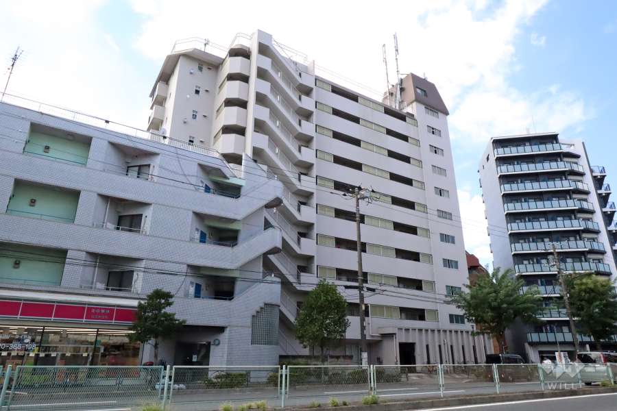 ニックハイム武蔵新田の外観(北東側から)