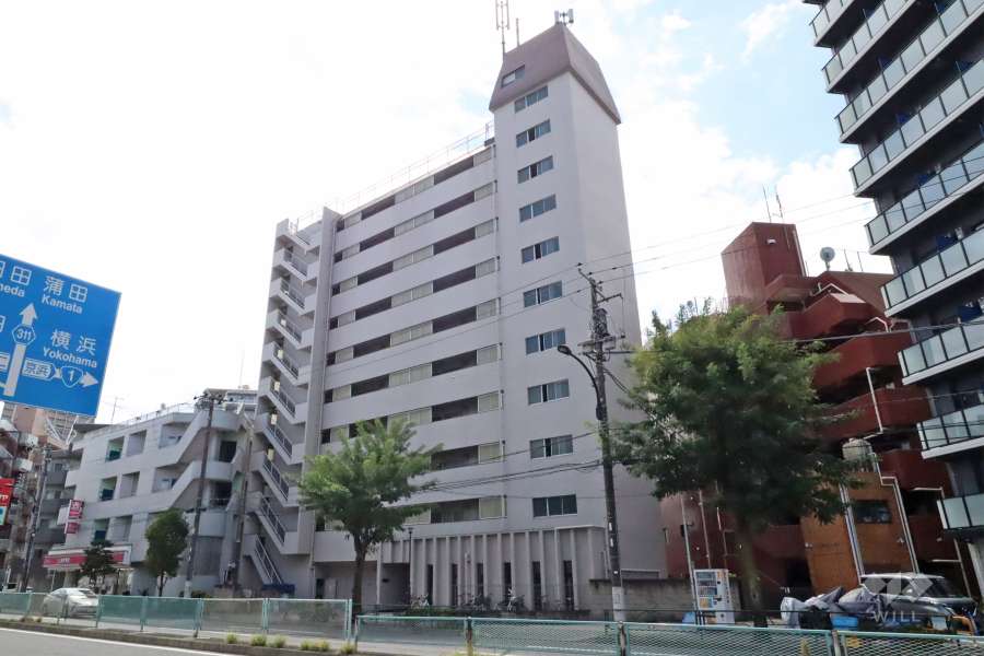 ニックハイム武蔵新田の外観(北西側から)