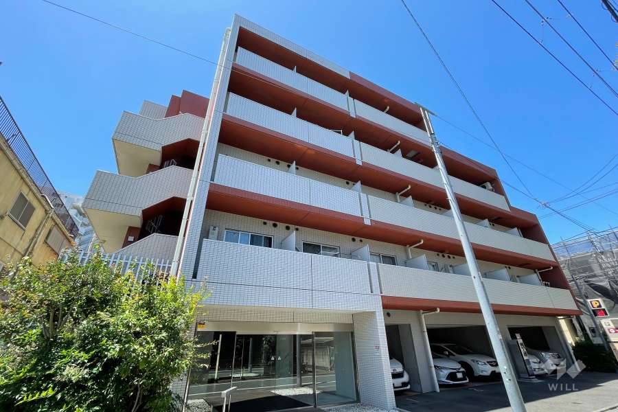 クレイシア矢口の外観（南東側から）