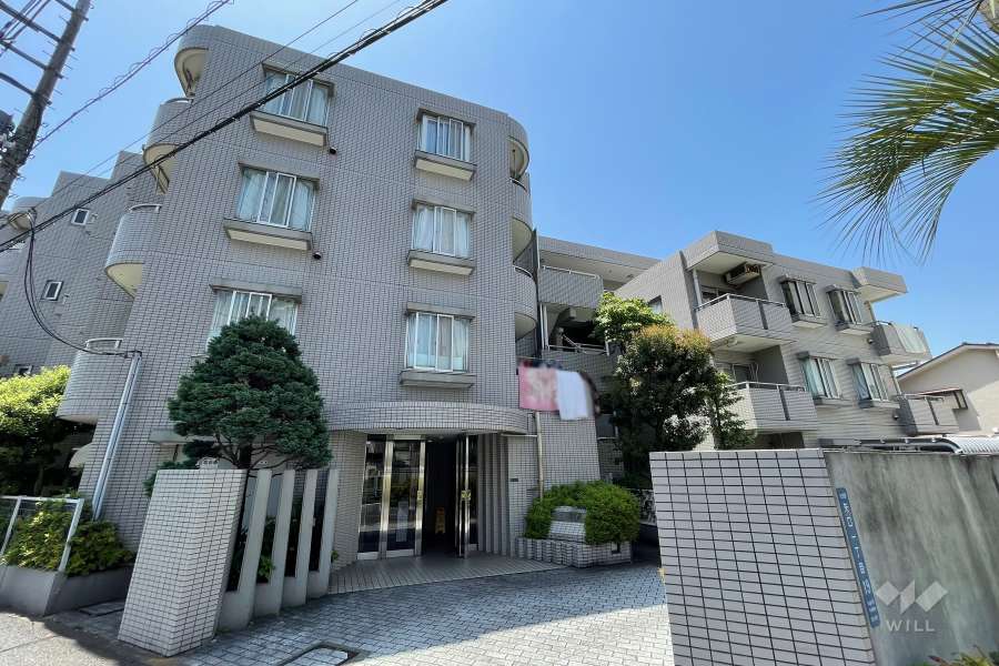 ウィン多摩川の外観（北側から）