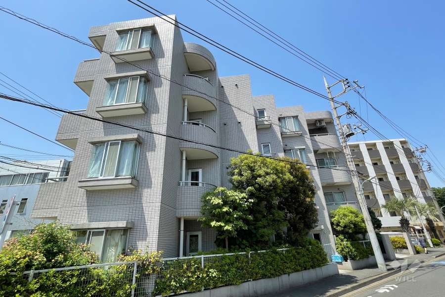 ウィン多摩川の外観（東側から）