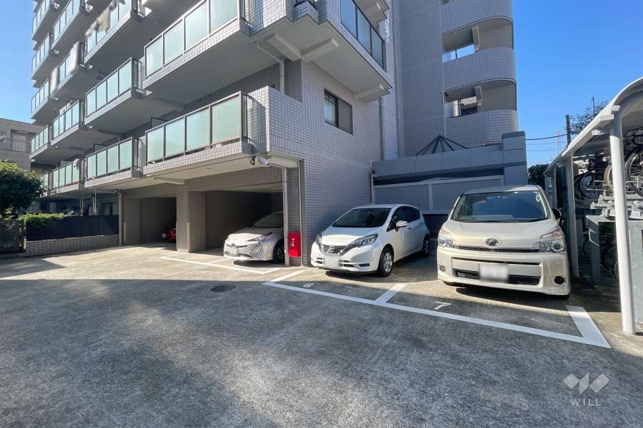 敷地内駐車場（屋外平面式と屋内平面式）　