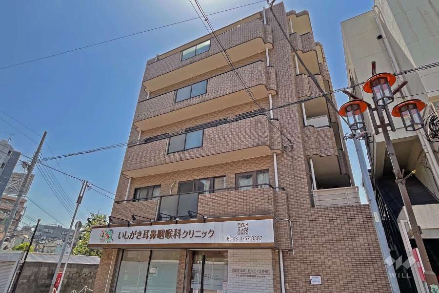 エスポワール矢口の外観（北東側から）