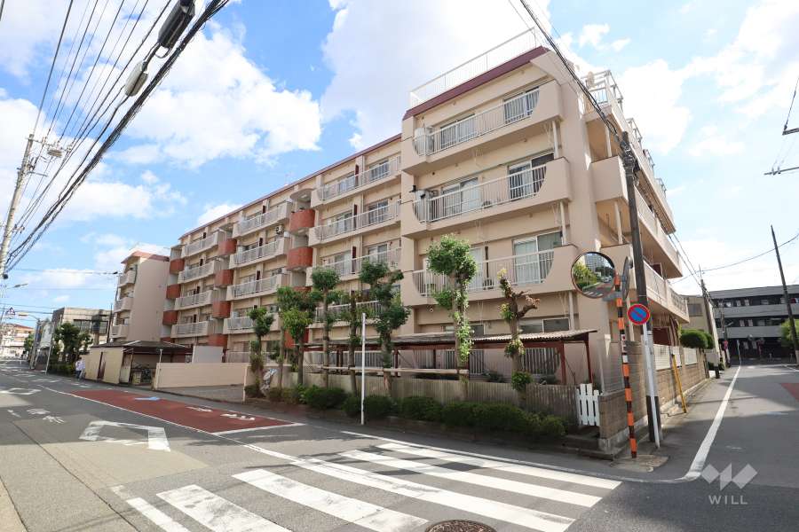 矢口マイコーポの外観（北西側から）