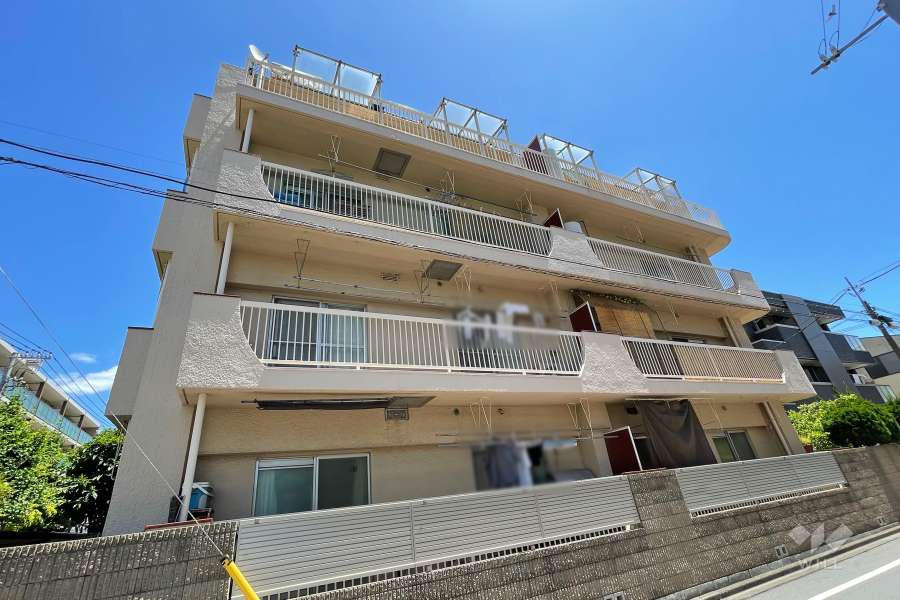 矢口マイコーポの外観（北西側から）