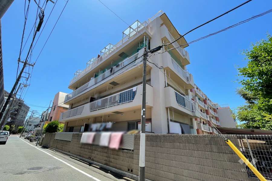 矢口マイコーポの外観（北西側から）