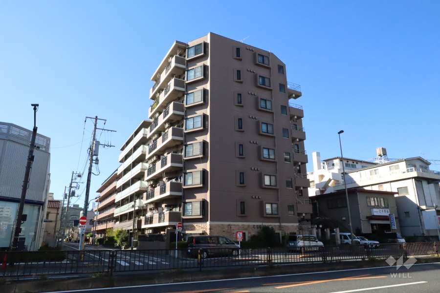 マイキャッスル多摩川３の外観（南東側から）