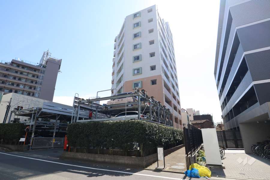 ジェイパーク多摩川リバージュの外観（北西側から）