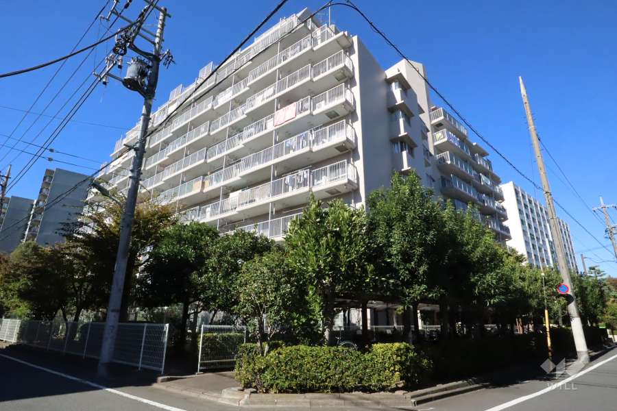 ファミリオン多摩川の外観(南東側から)