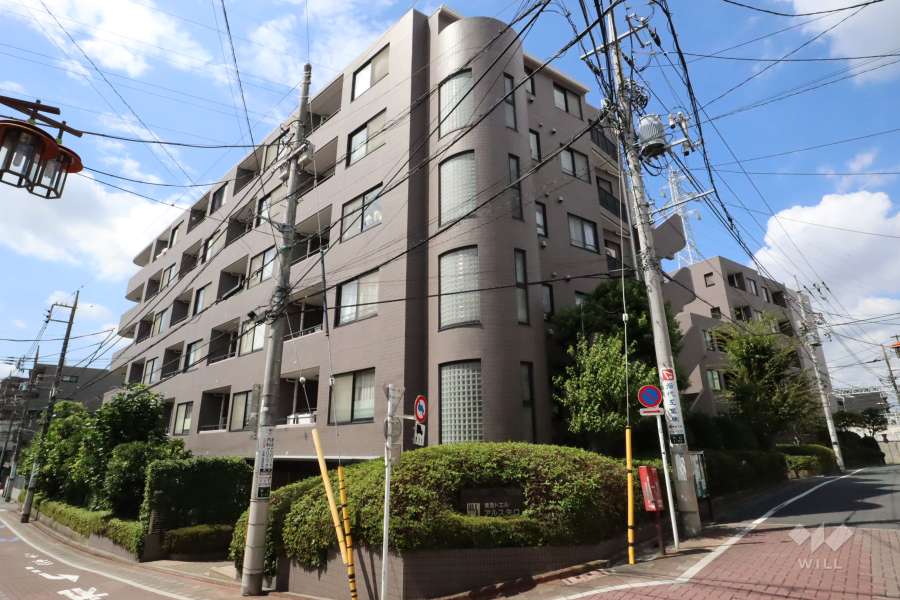 東急ドエルアルス矢口の外観(東側から)