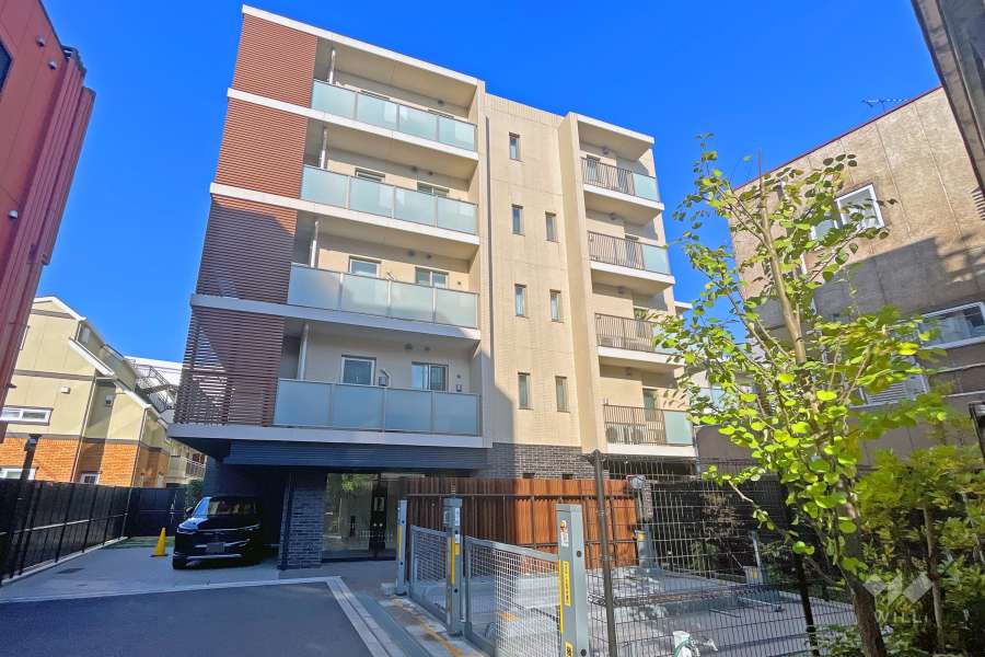 シャリエ武蔵新田の外観（北西側から）