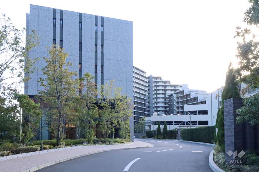 ザ・ガーデンズ大田多摩川の外観(北西側から)