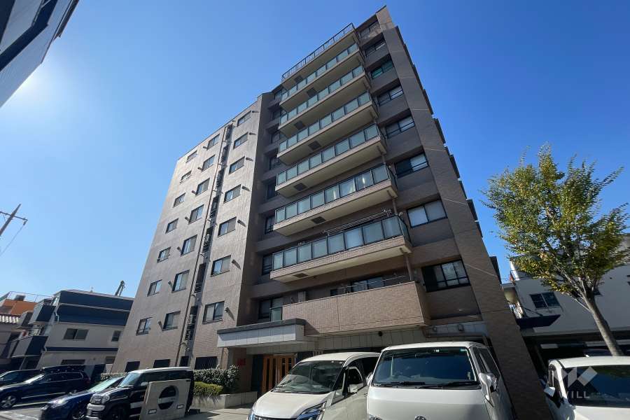 グランイーグル矢口の外観（北東側から）