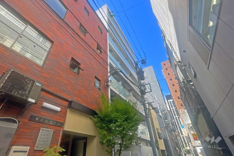 銀座二丁目レジデンスの外観（北東側から）