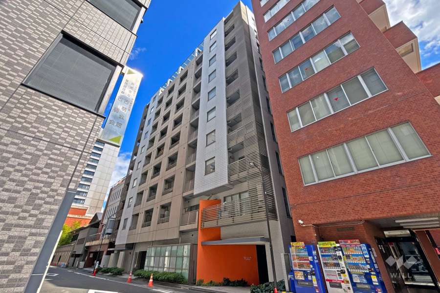クオリア銀座の外観（南西側から）