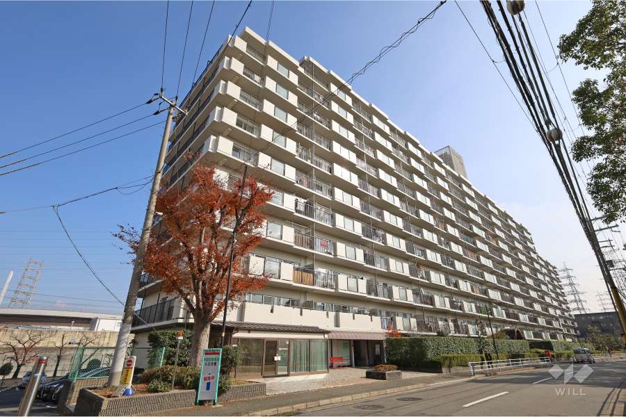 サンハイツ宝塚の外観（北西側から）