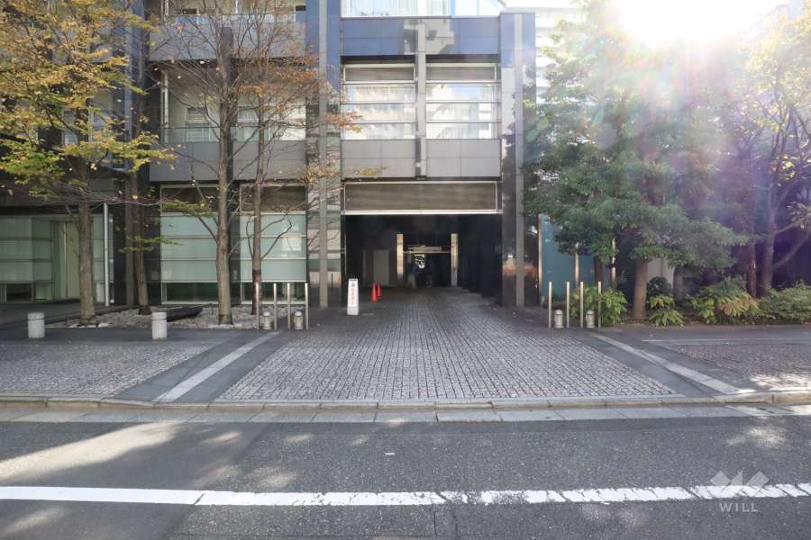 駐車場の出入り口